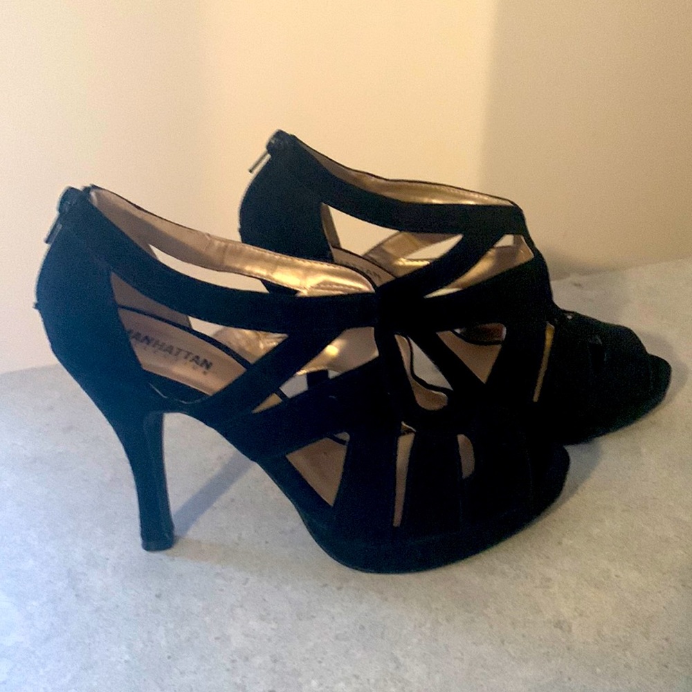 Black Strappy Heels